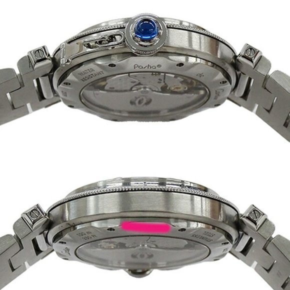 Cartier Watch Men's Convex Grid Date Automatic AT Stainless Steel SS W31059H3... - Picture 3 of 16